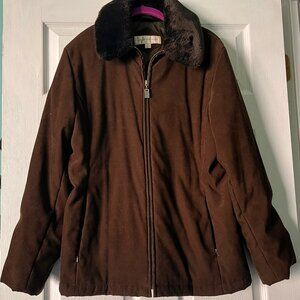 Jones New York Adult Brown Winter Jacket
